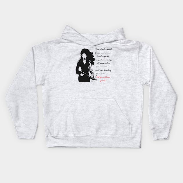 that you would save yourself - anita blake Kids Hoodie by Yas R